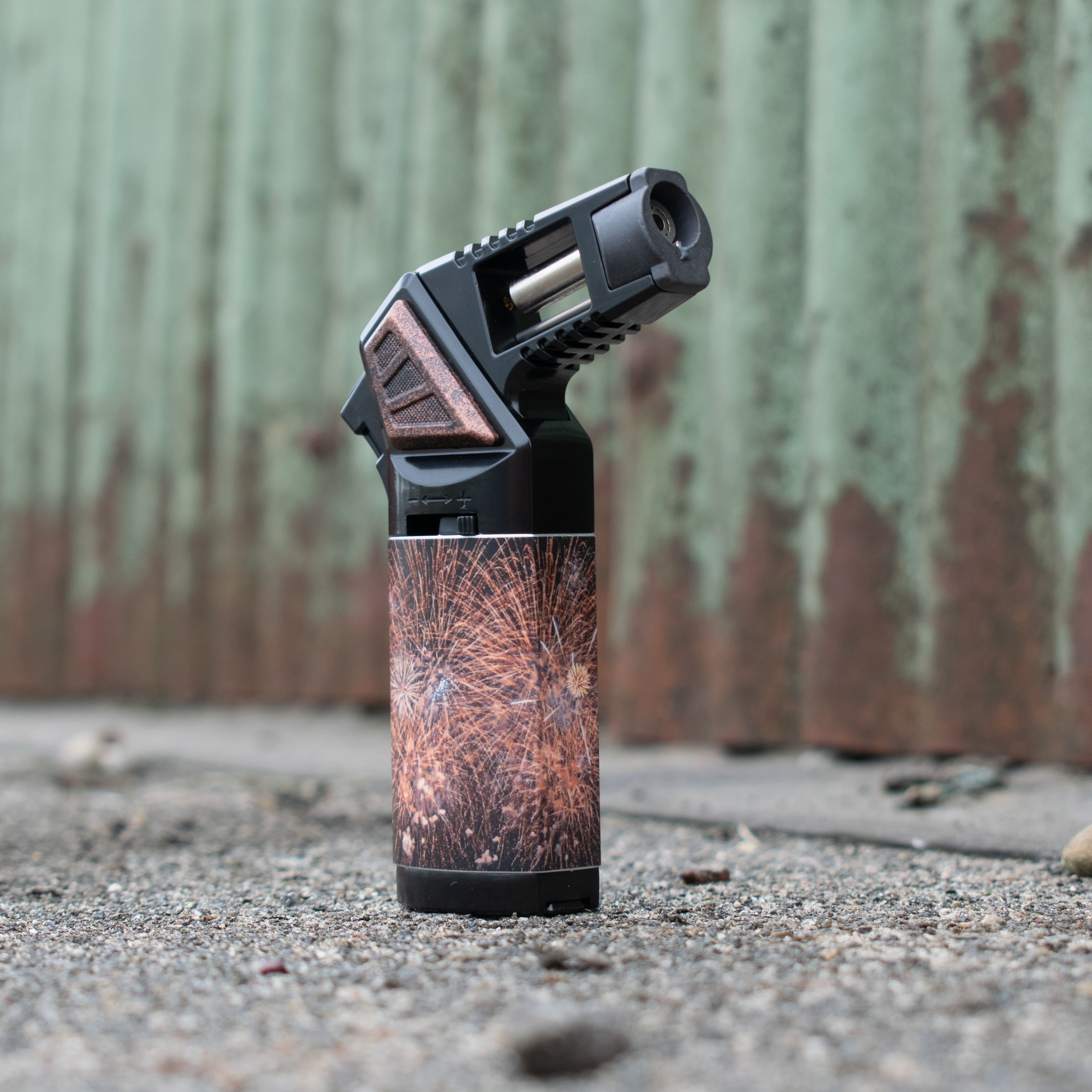 Massive Golden Fireworks Limited Edition NEW - Metal Torch